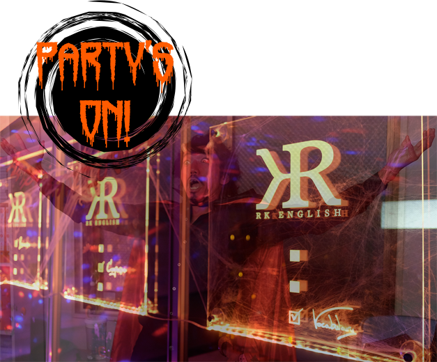 [RK English School] Richard Kawaguchi リチャード川口 Halloween Party ハロウィン パーティー 仮装 英会話スクール 御茶ノ水 神田 千代田区