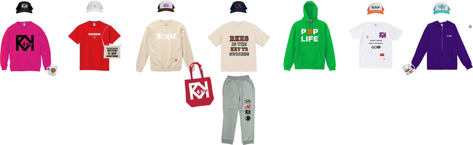 ［RK OFFICIAL STORE］RK GEAR by Richard Kawaguchi リチャード川口 from RK English School RKES オリジナル アパレル & グッズ 販売